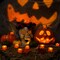 12 Pieces HalloweenOrange Tea Light Candles, Battery Operated LED Tealights, Small Pumpkins Lights, Flameless, Electric Fake Tea Candles, 1.4"x1.25"